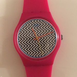 Pink Swatch Watch
